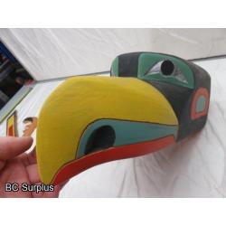 R-53: Carved Indigenous Eagle Mask