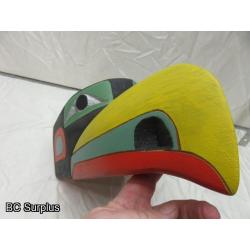 R-53: Carved Indigenous Eagle Mask