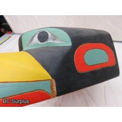 R-53: Carved Indigenous Eagle Mask