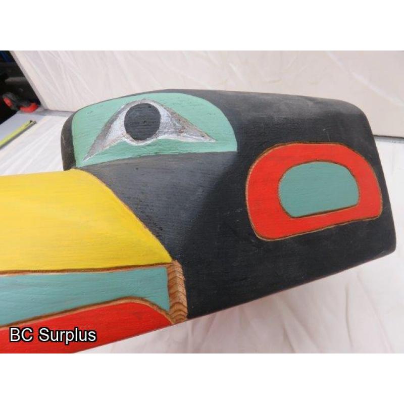 R-53: Carved Indigenous Eagle Mask