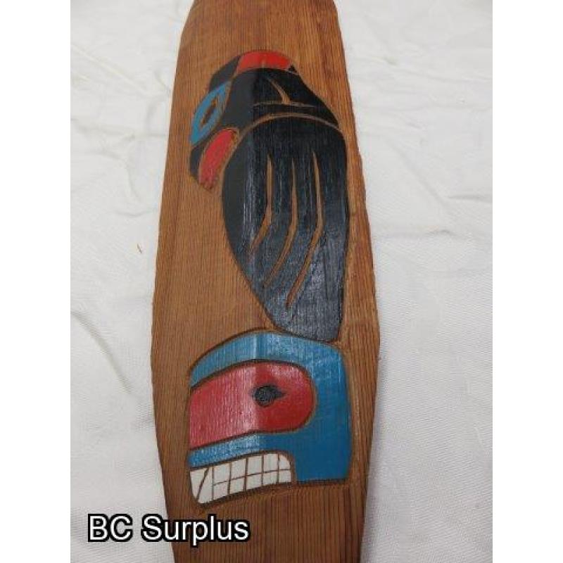 R-57: Carved Cedar Paddle