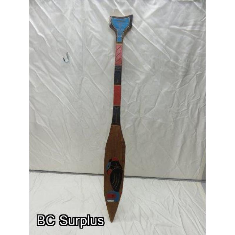 R-57: Carved Cedar Paddle