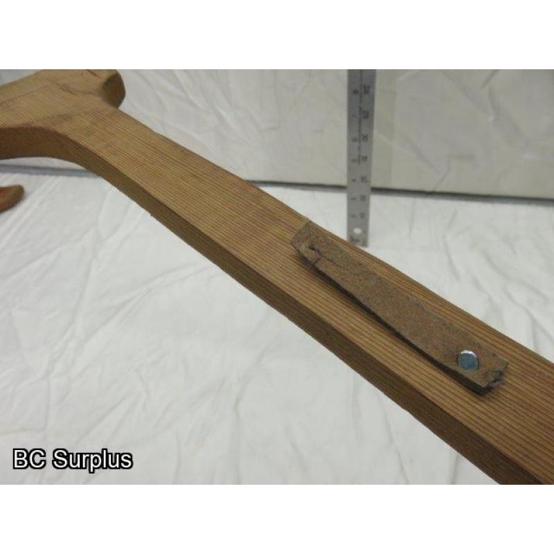 R-57: Carved Cedar Paddle