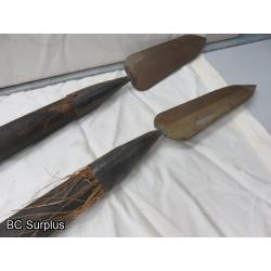 R-68: Tribal Hunting Spears – Solid Wood – 2 Items