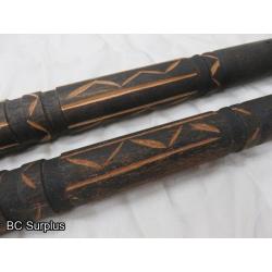 R-68: Tribal Hunting Spears – Solid Wood – 2 Items