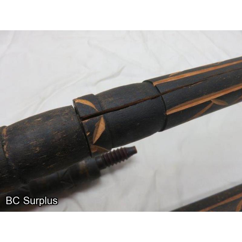 R-68: Tribal Hunting Spears – Solid Wood – 2 Items