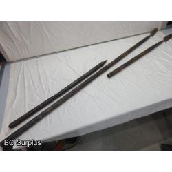 R-68: Tribal Hunting Spears – Solid Wood – 2 Items