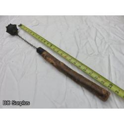 R-69: Hunting Mace with Wooden Handle – Antique?