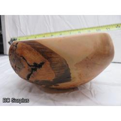 R-76: Hand Carved Burl Bowl