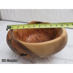 R-76: Hand Carved Burl Bowl