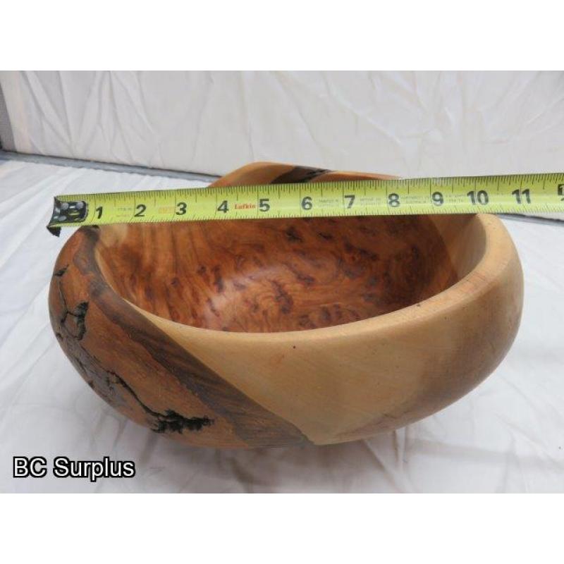 R-76: Hand Carved Burl Bowl