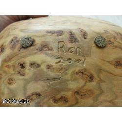 R-76: Hand Carved Burl Bowl