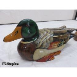 R-78: A Row of Ducks – Wooden – 3 Items