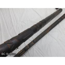 R-68: Tribal Hunting Spears – Solid Wood – 2 Items