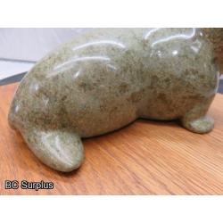 R-82: Inuit Soapstone Carving – Walrus