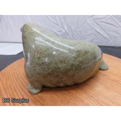 R-82: Inuit Soapstone Carving – Walrus