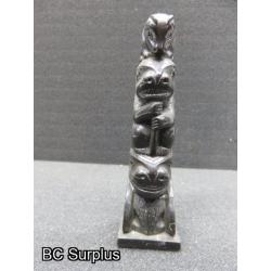 R-110: Haida Pearlite Totem – 4.25 inches tall