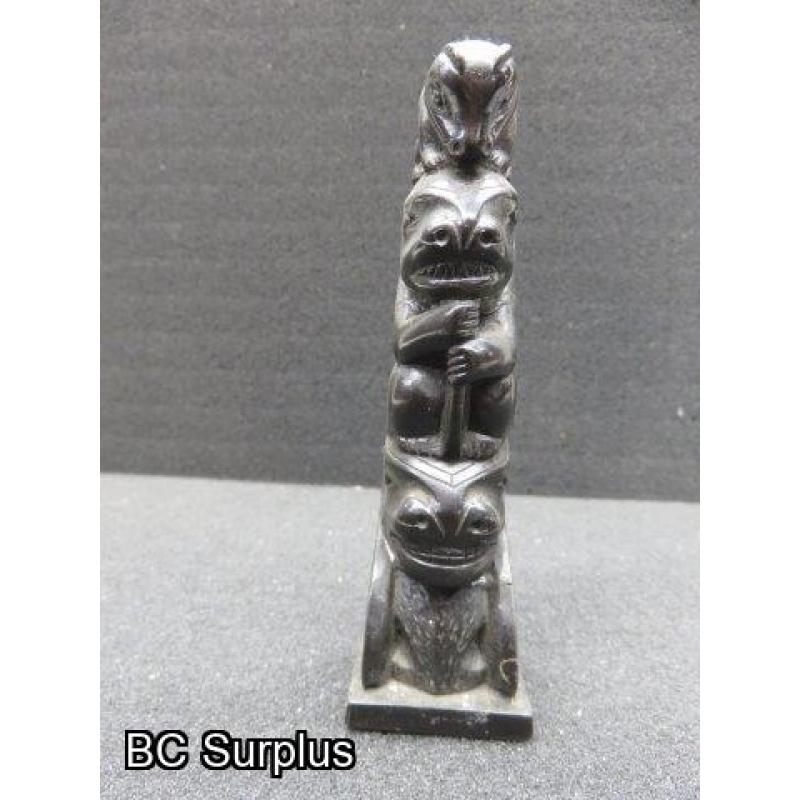 R-110: Haida Pearlite Totem – 4.25 inches tall