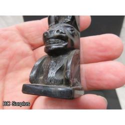 R-110: Haida Pearlite Totem – 4.25 inches tall