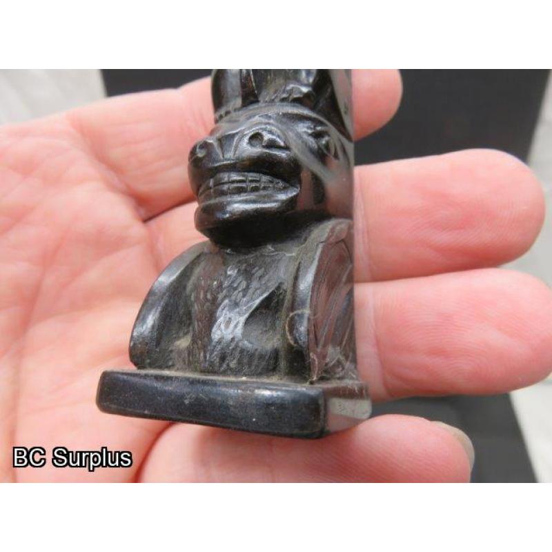 R-110: Haida Pearlite Totem – 4.25 inches tall