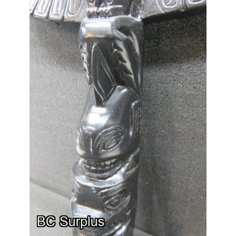 R-107: Haida Pearlite Totem – 10 inches tall