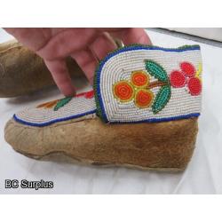 R-123: Beaded Moccasins – 1 Pair