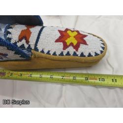 R-124: Beaded Moccasins – 1 Pair