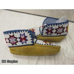 R-124: Beaded Moccasins – 1 Pair