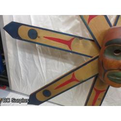 R-112: Coast Salish Sun Mask – Signed