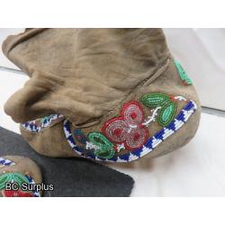 R-127: Beaded Moccasins – 1 Pair