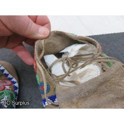 R-127: Beaded Moccasins – 1 Pair