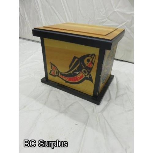 R-114: Painted Indigenous Gift Box with Lid