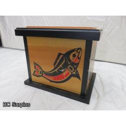 R-114: Painted Indigenous Gift Box with Lid