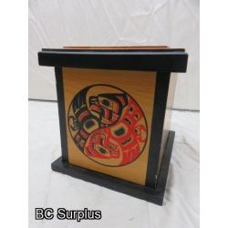 R-114: Painted Indigenous Gift Box with Lid