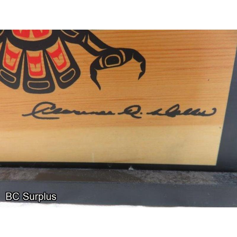 R-114: Painted Indigenous Gift Box with Lid