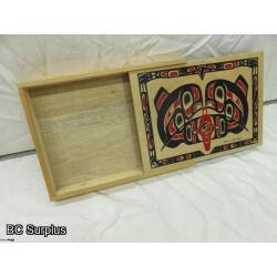 R-116: Indigenous Smoke Salmon Gift Box – Sliding Lid