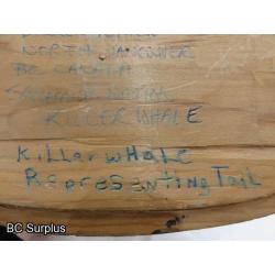 R-144: Killer Whale Carving with Lid – Signed