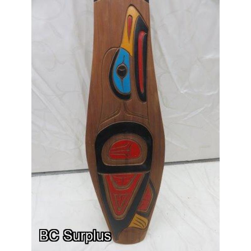 R-145: Bald Eagle Paddle – Signed