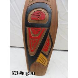 R-145: Bald Eagle Paddle – Signed