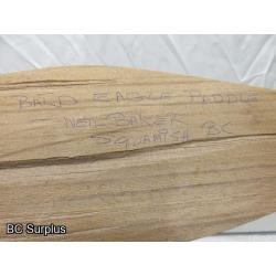 R-145: Bald Eagle Paddle – Signed