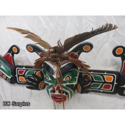 R-150: “Dance Mask” Original Mask Carving – Signed