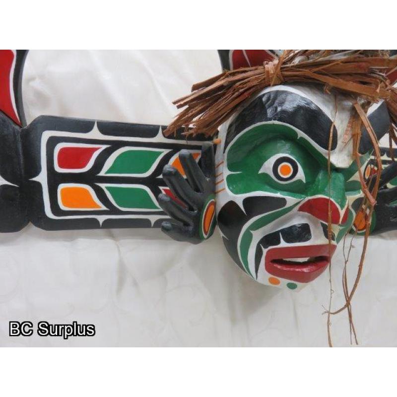 R-150: “Dance Mask” Original Mask Carving – Signed