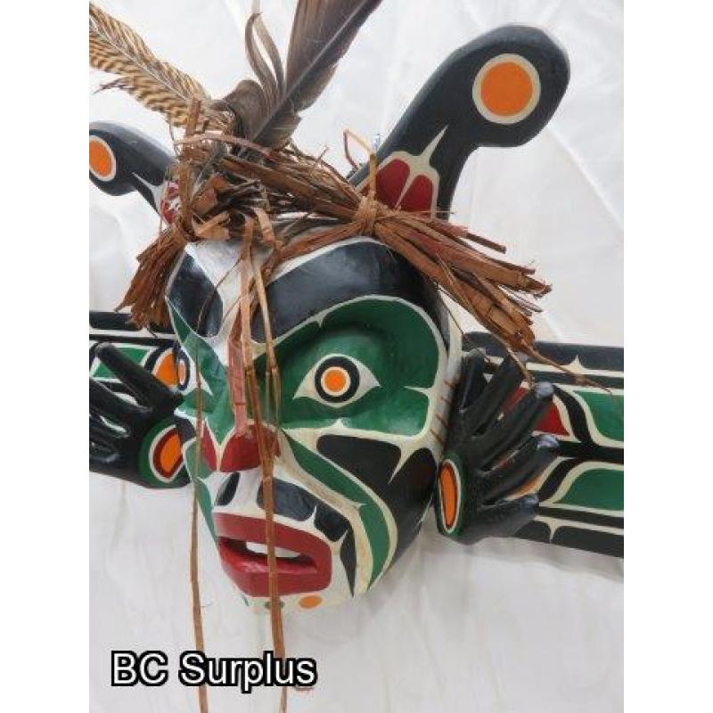 R-150: “Dance Mask” Original Mask Carving – Signed