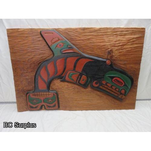 R-152: “Killer Whale” Slab Carving – Original