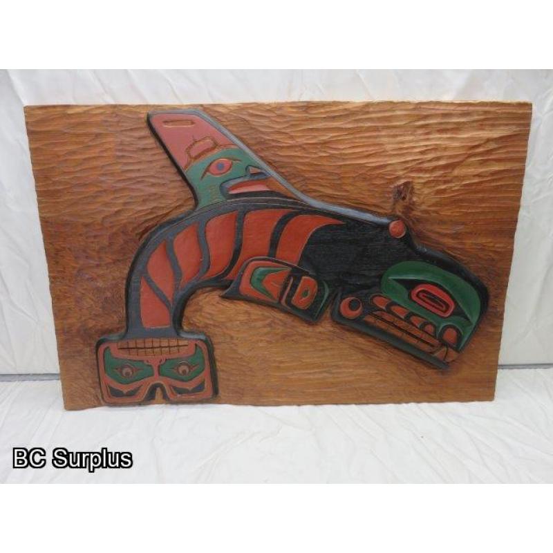 R-152: “Killer Whale” Slab Carving – Original