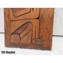 R-161: “Bear”Indigenous Wall Plaque – Dated 1979