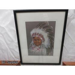 R-134: Native Children Lithographs & Prints – 5 Items