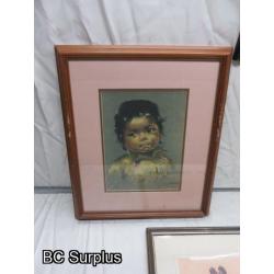 R-134: Native Children Lithographs & Prints – 5 Items