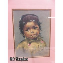 R-134: Native Children Lithographs & Prints – 5 Items