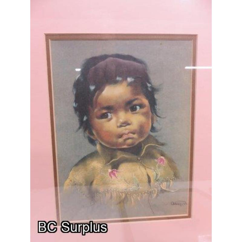 R-134: Native Children Lithographs & Prints – 5 Items